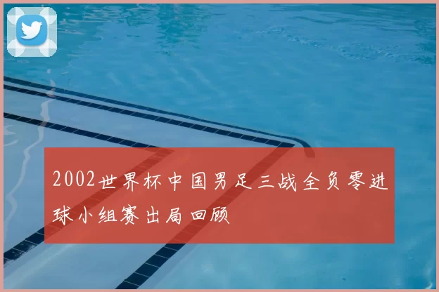 2002世界杯中国男足三战全负零进球小组赛出局回顾