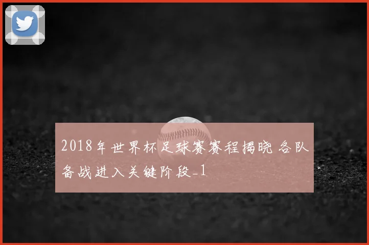2018年世界杯足球赛赛程揭晓 各队备战进入关键阶段_1